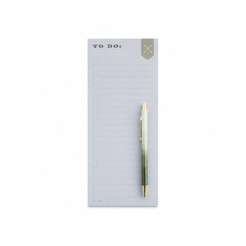 List Notepad With Pen For Him - Never Crowd